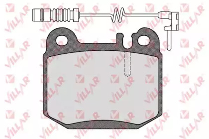 Комплект тормозных колодок VILLAR 626.0901A