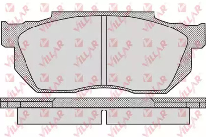 Комплект тормозных колодок VILLAR 626.0919