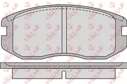 Комплект тормозных колодок VILLAR 626.0932