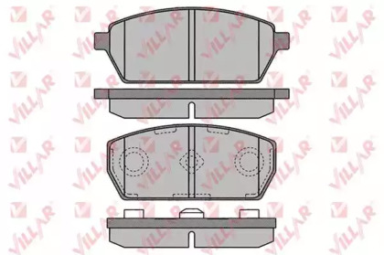 Комплект тормозных колодок VILLAR 626.0936