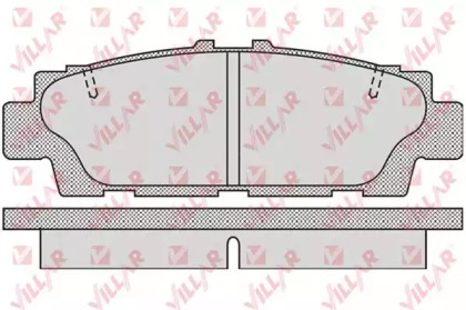 Комплект тормозных колодок VILLAR 626.0943