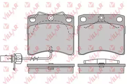Комплект тормозных колодок VILLAR 626.0984