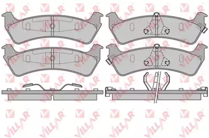 Комплект тормозных колодок VILLAR 626.0990