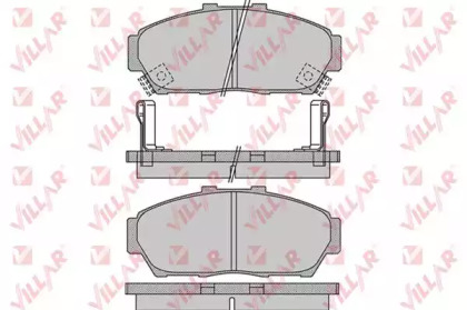 Комплект тормозных колодок VILLAR 626.0993