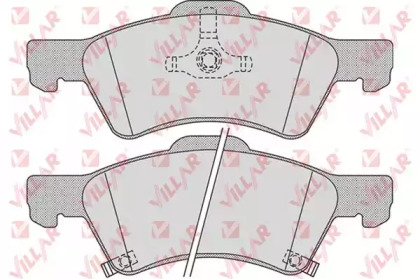 Комплект тормозных колодок VILLAR 626.1006