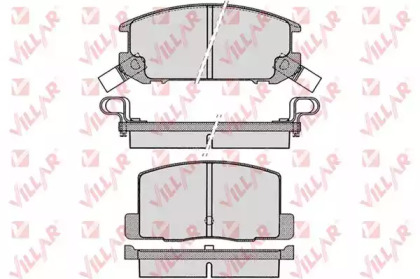 Комплект тормозных колодок VILLAR 626.1024