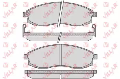 Комплект тормозных колодок VILLAR 626.1030