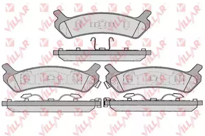 Комплект тормозных колодок VILLAR 626.1039