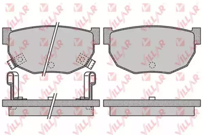 Комплект тормозных колодок VILLAR 626.1048