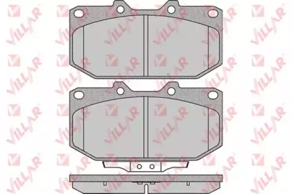 Комплект тормозных колодок VILLAR 626.1049