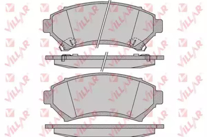 Комплект тормозных колодок VILLAR 626.1054