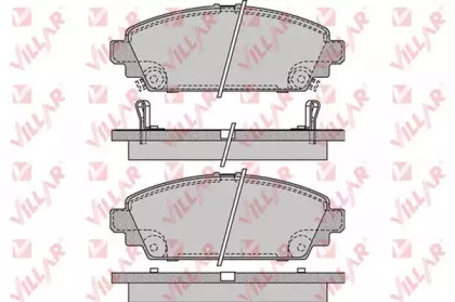 Комплект тормозных колодок VILLAR 626.1069