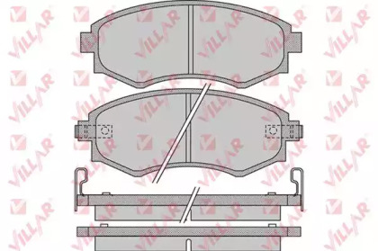 Комплект тормозных колодок VILLAR 626.1097