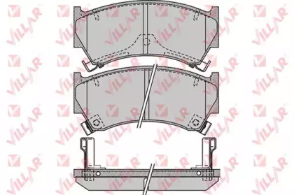 Комплект тормозных колодок VILLAR 626.1101