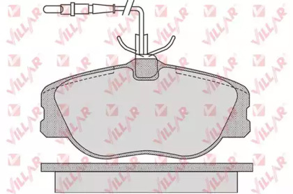 Комплект тормозных колодок VILLAR 626.1104