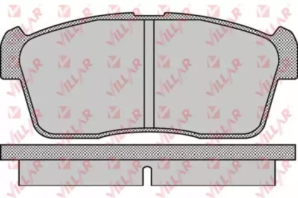 Комплект тормозных колодок VILLAR 626.1110