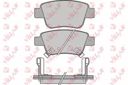 Комплект тормозных колодок VILLAR 626.1113