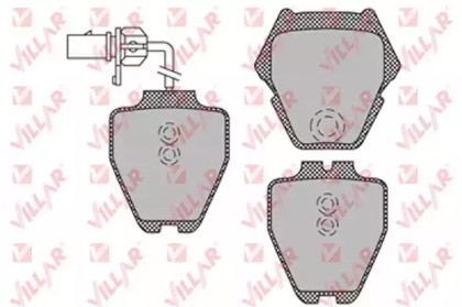 Комплект тормозных колодок VILLAR 626.1121