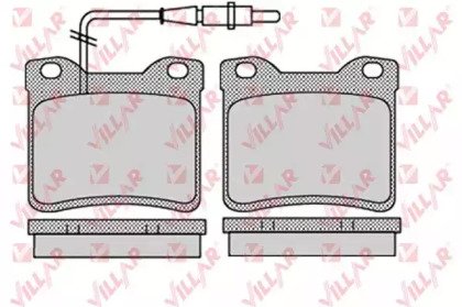 Комплект тормозных колодок VILLAR 626.1134
