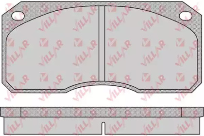 Комплект тормозных колодок, дисковый тормоз VILLAR 626.1144
