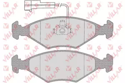 Комплект тормозных колодок VILLAR 626.1203