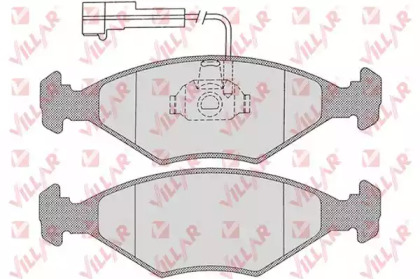 Комплект тормозных колодок VILLAR 626.1204