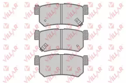 Комплект тормозных колодок VILLAR 626.1210