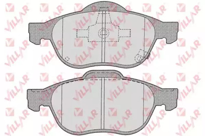 Комплект тормозных колодок VILLAR 626.1215