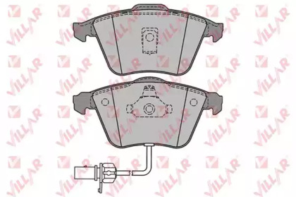 Комплект тормозных колодок VILLAR 626.1230