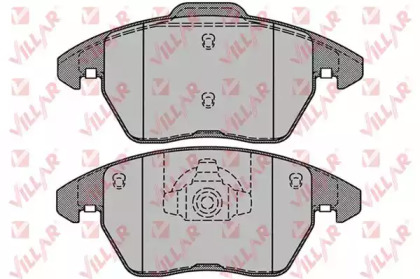 Комплект тормозных колодок VILLAR 626.1248