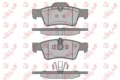 Комплект тормозных колодок VILLAR 626.1254