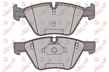 Комплект тормозных колодок VILLAR 626.1271