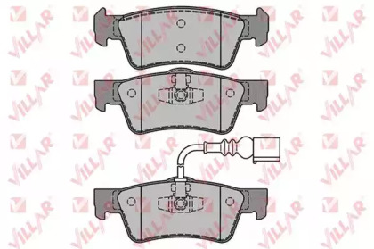 Комплект тормозных колодок VILLAR 626.1284