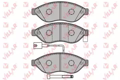 Комплект тормозных колодок VILLAR 626.1287