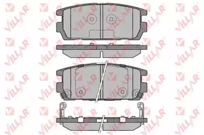 Комплект тормозных колодок VILLAR 626.1290