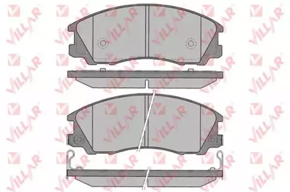 Комплект тормозных колодок VILLAR 626.1291