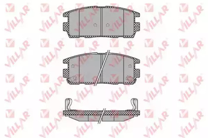 Комплект тормозных колодок VILLAR 626.1323
