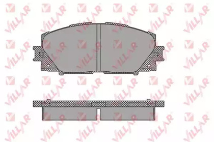 Комплект тормозных колодок VILLAR 626.1333