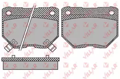 Комплект тормозных колодок VILLAR 626.1341