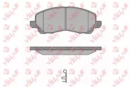 Комплект тормозных колодок VILLAR 626.1347