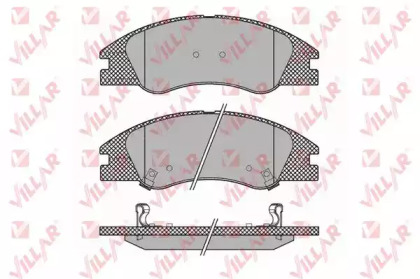 Комплект тормозных колодок VILLAR 626.1349
