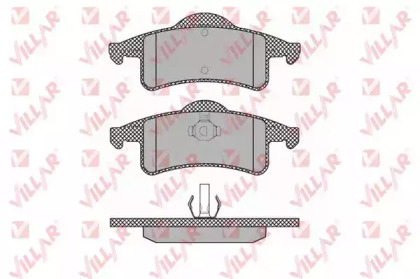 Комплект тормозных колодок VILLAR 626.1354