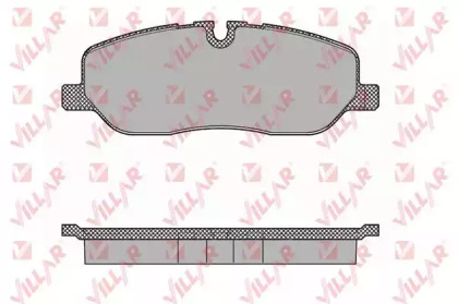 Комплект тормозных колодок VILLAR 626.1360