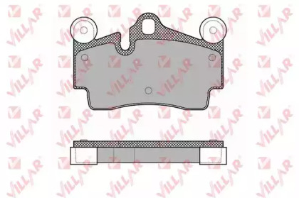Комплект тормозных колодок VILLAR 626.1362