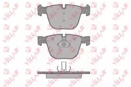 Комплект тормозных колодок VILLAR 626.1367