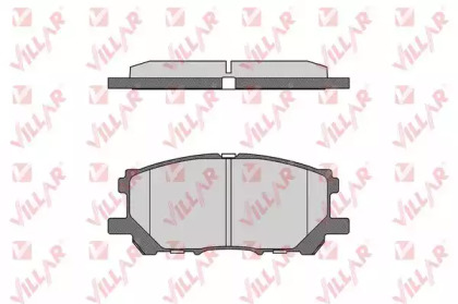 Комплект тормозных колодок VILLAR 626.1368