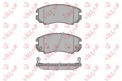 Комплект тормозных колодок VILLAR 626.1369