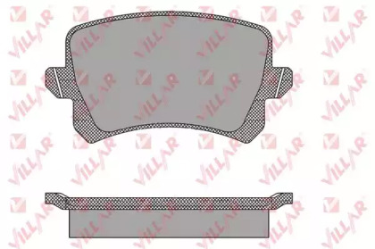 Комплект тормозных колодок VILLAR 626.1390