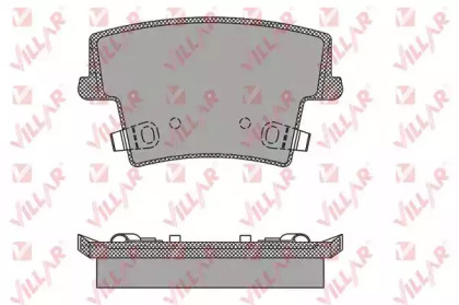 Комплект тормозных колодок VILLAR 626.1400