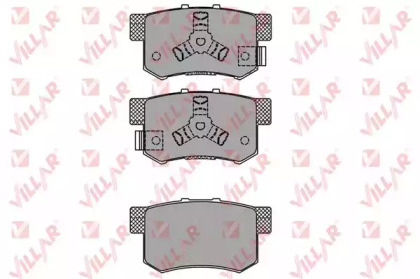 Комплект тормозных колодок VILLAR 626.1404